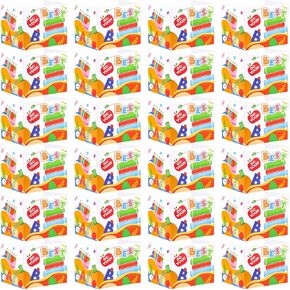 24 Pcs Privacy Boards for Student Desks Bright Colored Classroom Desk Divider Trifold Table Desk Privacy Panel Privacy Folders Screen Partition for School Teacher Student Study Test Home (Sky)