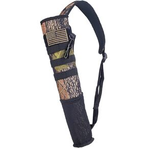 Archery Arrow Quiver for Arrows Holder Adjustable Hip and Back Bow Hunting and Target Practicing Accessories with Molle Tactical System for Kids and Adults Shooting Storage Arrow Bags