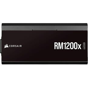 Corsair RM1200x Shift Fully Modular ATX Power Supply - Modular Side Interface - ATX 3.0 & PCIe 5.0 Compliant - Zero RPM Fan Mode - 105°C-Rated Capacitors - 80 Plus Gold Efficiency - Black (Renewed)