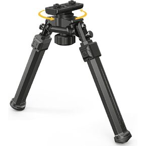 CVLIFE Bipod Compatible with M-Rail Bipods for Rifles Tactical Rifle Bipod Sturdy Portable Height Adjustable Bipod for Hunting Shooting Outdoors