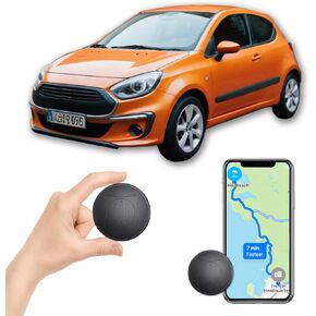 GPS Tracker for Vehicles,Car GPS Tracker Portable Real Time Magnetic GPS Tracking Device, Full Global Coverage Location Tracker for Car,Kids,Dogs,Trucks/Person. No Subscription Required/No Monthl