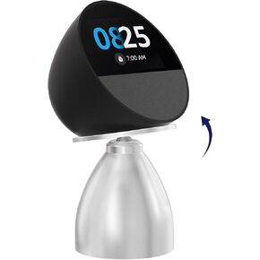 Tiltable Stand for Alexa Echo Spot, Aluminum Alloy Echo Spot Stand Holder, Magnetic Base Stand for Echo Spot, Durable Speaker Stand for Echo Spot, Alexa Spot Desktop Holder