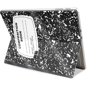 Glossy Glitter Tablet Skin Compatible with Microsoft Surface Pro 11 (2024) - Composition Book - Premium 3M Vinyl Protective Wrap Decal Cover - Easy to Apply | Crafted in The USA by MightySkins