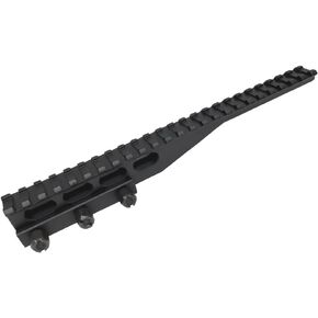 24-Slot Picatinny Riser Mount, (1"/0.83"/0.5" Height), 9.7" Length Flat Top Mount Adapter and Riser