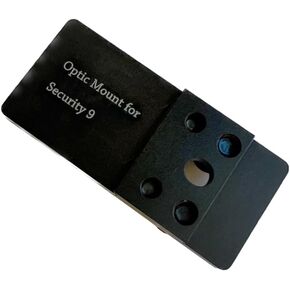 Optic Mounting Plate for Ruger Security 9 - Compatible with ADE RD3-018 Spike, RD3-021 Nuwa, RD3-030 Apollo, Shield RMSc/RMS, Sig Romeo Zero, Crimson Trace CTS-1550 red dot Sight