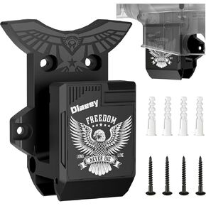AR Wall Holder with a Mag Holder, AR-15 Wall Holder Display for 223/5.56 Rifle, Quick Defense Gun Wall Holder Mounting in Any Angle and Direction on The Wall, Safe etc