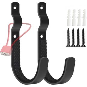 GMW Metal Gun Rack with Cable Lock Hole | Gun Hook| Gun Racks for Wall for Rifles, Shotguns, Bows | Wall Display Hooks for Firearm Storage | Rifle Rack for Wall Mounting