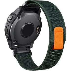 Compatible for Garmin Fenix 7X/6X/5X Band, 26mm Easy Fit Nylon Straps for Garmin Fenix 3/5X Plus/6X Pro/Tactix Delta/Enduro 2 Bands