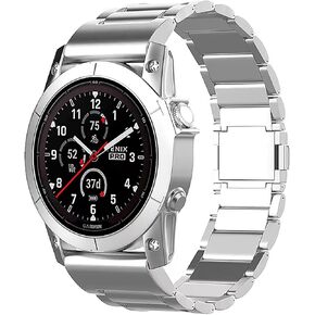 Magnetic Titanium 22mm Band Compatible for Garmin Fenix 8 47mm/E 47mm/Fenix 7/6 Pro/5 Plus, 26mm Metal Quick Release Strap for Fenix 8 51mm/Enduro 3 51mm/Fenix 7X Pro Sapphire Solor/6X Pro