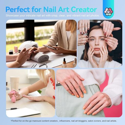 إضاءة سيلفي LED من SAVILAND لصالون الأظافر للهاتف: مشبك محمول وقابل لإعادة الشحن على ضوء سيلفي للهاتف 3 أوضاع إضاءة و10 مستويات سطوع وإضاءة هاتف لأجهزة الكمبيوتر المحمول مسمار الفن Selfie Vlog in Kuwait