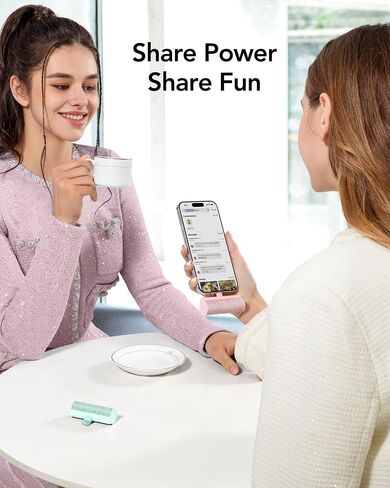Charmast 2-Pack Small Portable Charger for iPhone 3500mAh, Bling Compact Mini Power Bank, Cute Battery Pack Portable Phone Charger Compatible with iPhone 14 Pro Max/14/13/12/11/SE/XR/X/8/7 Series in Saudi Arabia