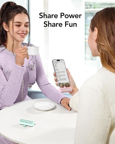 شاحن محمول صغير من Charmast 2-Pack لهاتف iPhone 3500mAh، بنك طاقة صغير الحجم Bling Compact، شاحن هاتف محمول لطيف متوافق مع iPhone 14 Pro Max/14/13/12/11/SE/XR/X/8/7 Series in Kuwait