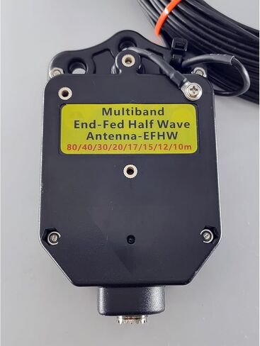 JYR8010-150W End Fed Antenna 150W Shortwave Radio Antenna 4 Band 10m 12m 15m 17m 20m 30m 40m 80m Long Wire Antenna 1:64 Balun No Tuning in Kuwait
