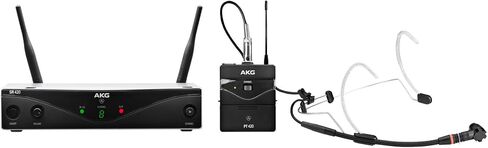 AKG Pro Audio WMS420 Vocal Set Band A Wireless Microphone System with SR420 Stationary Receiver, and HT420 Handheld Transmitter in Saudi Arabia
