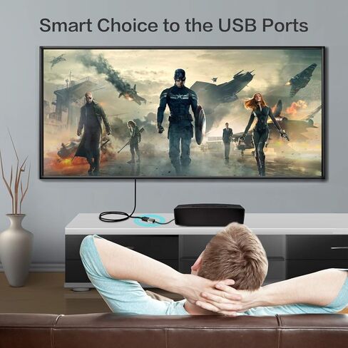 كابل تمديد USB VCZHS بطول 20 قدم - كابل تمديد USB 3.0 كابل تمديد USB ذكر إلى أنثى لمحرك فلاش USB، قارئ البطاقات، القرص الصلب، لوحة المفاتيح، الماوس، بلاي ستيشن، إكس بوكس، الطابعة، كاميرا الويب in Kuwait