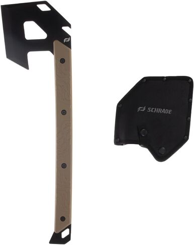 Schrade Delta Class Backdraft Axe 19.5in with a 4.75in 3Cr13 Steel Blade and G10 Handle for Outdoor Survival, Camping, and Bushcraft in Saudi Arabia