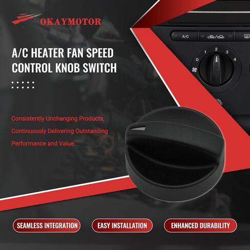 A/C Heater Fan Speed Control Knob Switch for 2006 2007 2008 Mazda 6 2.3L 3.0L GV2W-61-195 GR1A-61-195 in Kuwait