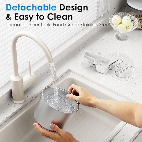 2-in-1 Ice Cream Maker & Yogurt Maker: 1.6Qt Automatic Ice Cream Maker Machine with Yogurt Mode, Stainless Steel Homemade Soft Serve Ice Cream Machine with Compressor for Home, Christmas Gift in Kuwait