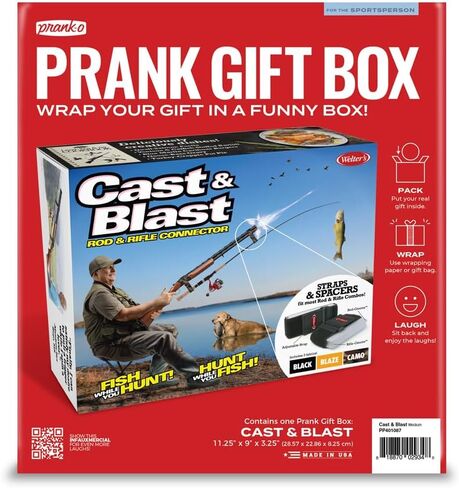 Prank-O Prank Gift Box، كيس بودنغ، صندوق هدايا فارغ، نكتة عملية لهدايا عيد الميلاد، تغليف هدايا العطلات، صندوق هدايا الفيل الأبيض، فكرة هدية مضحكة in Kuwait