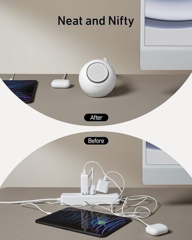 محطة شحن مغناطيسية Anker MagGo، شاحن لاسلكي MagSafe فائق السرعة معتمد من Qi2 بقدرة 15 وات لهاتف iPhone 15/14/13، وشريط طاقة 8 في 1 مع 3 تيار متردد و4 شاحن سطح مكتب USB لأجهزة MacBook والمزيد in Kuwait