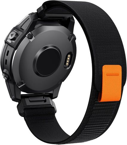 متوافق مع شريط Garmin Fenix ​​7X/6X/5X، أشرطة نايلون سهلة التركيب 26 مم لـ Garmin Fenix ​​3/5X Plus/6X Pro/Tactix Delta/Enduro 2 Bands in Kuwait