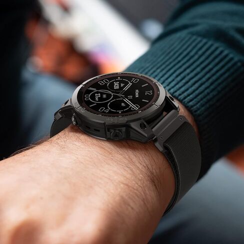 متوافق مع شريط Garmin Fenix ​​7X/6X/5X، أشرطة نايلون سهلة التركيب 26 مم لـ Garmin Fenix ​​3/5X Plus/6X Pro/Tactix Delta/Enduro 2 Bands in Kuwait