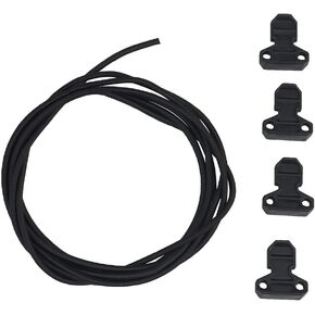 Tactical Magazine Adjustable Shock Cord Retainer and Pull Tab Fast Draw Elastic Retention Straps, Mag Pouch Accessories