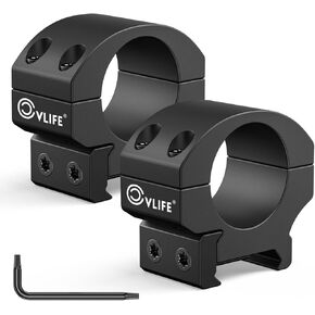 CVLIFE Precision 1 Inch Scope Rings Scope Mount - 2 Pieces