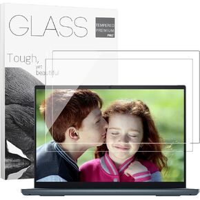 2Pack 15.6" Universal Laptop Screen Protector Tempered Glass Compatible with HP/Dell/Acer/ASUS/Samsung/Lenovo/MSI/Toshiba/LG/Razer Blade 16:9 Aspect Ratio Screen, Bubble Free,Anti Scratch Ultra-Clear