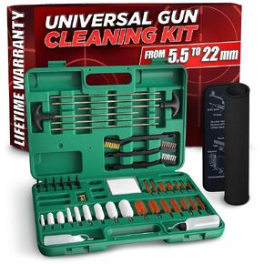 Universal Gun Cleaning Kit - Rifle Cleaning Kit with Gun Cleaning Mat Pistol Cleaning Kit Gun Cleaning Kits for All Guns Handgun Cleaning Kit Gun Shotgun Cleaning Kit - 9mm Cleaning Kit