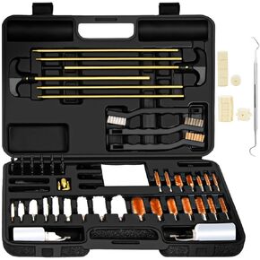 BESTNULE Universal Gun Cleaning Kit for Rifles, Pistols,Handguns, Shotguns, Gun Cleaning Kits for All Guns, Gun Cleaning Supplies with Brass Rods and Portable Case