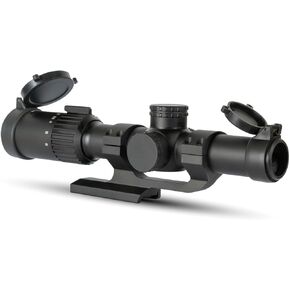 Monstrum Banshee 1-6x24 LPVO Rifle Scope with Offset Scope Mount