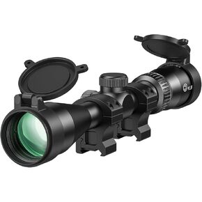 CVLIFE JackalHowl W01 Rifle Scope - 1-inch Tube Rifle Scope with 20mm Scope Rings - Second Focal Plane