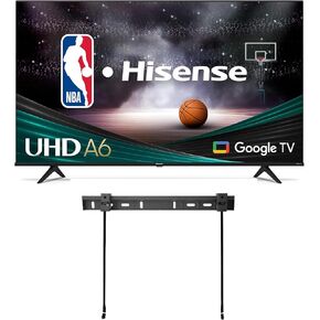 LYTIO Smart TV 43 Inch Class A6 4K UHD Google TV - Bluetooth, Dolby Vision HDR & HDR10, DTS Virtual: X Voice Remote & Chromecast + Wallmount (Renewed)