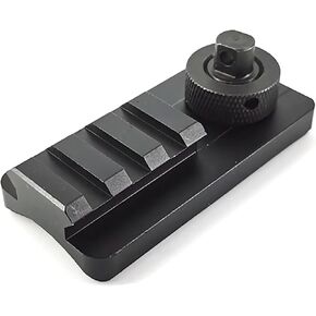 Rifle Bipod Adapter Sling Swivel Stud with 3 slots Picatinny Rail Compatible with Atlas QD Style Bipod