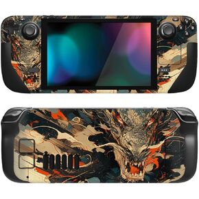 PlayVital Full Set Protective Skin Decal for Steam Deck LCD, Custom Stickers Vinyl Cover for Steam Deck OLED - Killing Clown