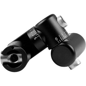 Archery Single Side V-Bar Quick Disconnect Mount Adjustable Bow Rod Stabilizer(Black-Single)