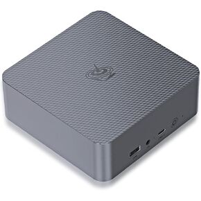 Beelink EQi12 Mini PC, Core i7 12650H (10C/16T, Max 4.7GHz) Mini Computer, 24GB LPDDR5 5200MHz & 500GB PCle4.0 SSD, Quiet Office PC with Dual NIC LAN, Dual 4K HDMI, WiFi6, BT5.2, USB3.0, USB-C