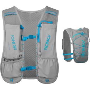 AONIJIE Waterproof and Breathable Running Hydration Vest for Women Men, 4.23oz Lightweight Hydration Vest Backpack Fits 6.8" Phones, for Hiking Cycling Race Marathon