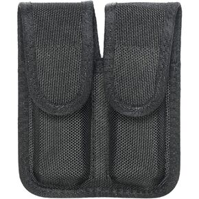 Molded Double Mag Pouch，Tactical Universal Magazine Holder Fits virtually Any 9mm, 40 or .45 Caliber Pistol Mag Single or Double Stack IWB or OWB Mag Pouch