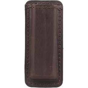 Kosibate Leather Magazine Holder, Sizes to fit virtually Any 9mm .40 .45 or .380 Pistol Mag | Single or Double Stack | IWB or OWB
