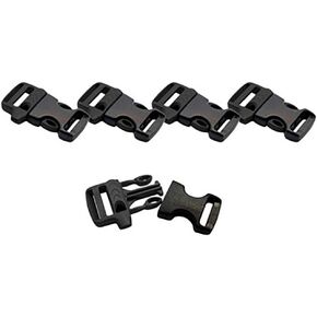 Fms Ravenox Side Release Whistle Buckles | 3/4-Inch (19mm)| Quick Release Plastic Buckle for Bags, Webbing, Paracord Bracelet