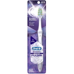 Oral-B Pulsar 3D White Advanced Bacteria Guard Toothbrushes Pack of 4