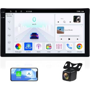 2+64G Car Stereo for Toyota Corolla 2017 2018 Tocoma 2016-2019 Sienna 2014-2016 with Carplay Android Auto, 9 Inch Touch Screen Car Radio with Bluetooth GPS WiFi FM Radio and Backup Camera