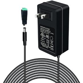 Meiyue 12V 5A Power Supply Adapter, UL Listed 12 Volt 5 Amp 60W DC Power Adapter Supply 100V-240V AC/DC Adapter Transformer with 5.5 * 2.1mm DC Connector for LED Strip Light Camera Speaker CCTV