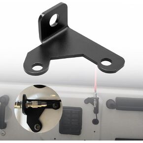 Anina CB Antenna Spare Tire Mount for Jeep Car Antenna Spare Tire Bracket Compatible with Jeep JK Wrangler & Wrangler JKU Unlimited 2007-2018