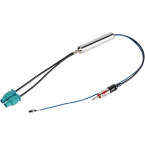 Anina Dual Twin Fakra Radio Antenna Adapter for 2004-UP VW Volkswagen Audi Skoda Aftermarket GPS Navigation Stereo Head Unit Receiver