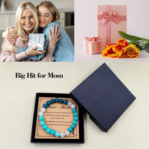 Back to School To My Daughter Bracelet Gift from Mom Dad, First Day of School Gift for Her, Pink Stone Bracelet Birthday Graduation Christmas Gifts for Girls from 5-25(Light Pink) in Kuwait