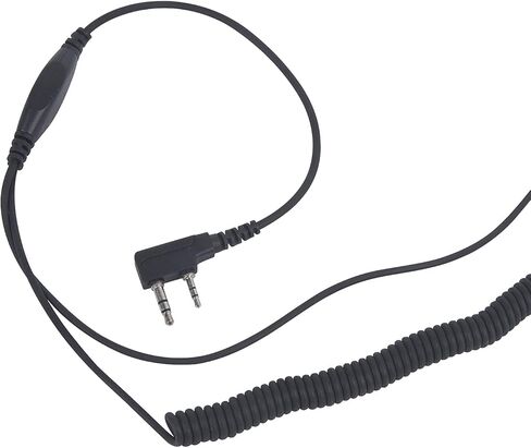 Motorcycle Earpiece 2 Way Radio Head Unit Hands Free Bicycle Bike Riding Half Full Face Helmet Earphone Wired Headset Headphone with Mic for Baofeng Kenwood Walkie Talkie in Saudi Arabia