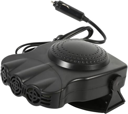 Portable Car Heater Defroster Auto Windscreen Demister Defogger Air Blower 12V 150W 2 in 1 Car Vehicle Heater Fast Heating/Cooling Device with Heating/Cooling Winter Car Kits in Saudi Arabia